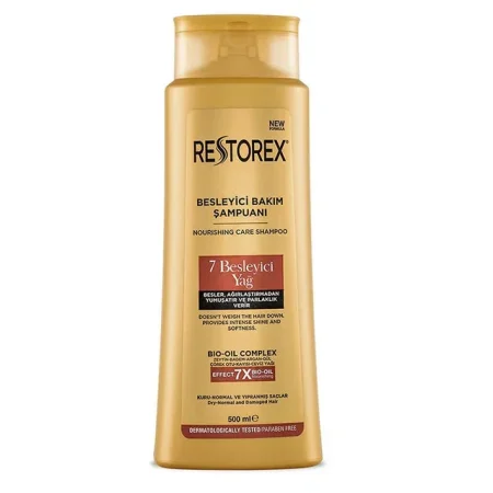 شامبو ريستوركس المغذي للشعر-بتركيبة ال ٧ زيوت المغذية - Restorex Nourishing Care Shampoo - 7 Nourishing Oils