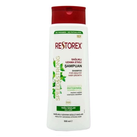 شامبو ريستوركس للنمو الصحي (للشعر الدهني) - Restorex Shampoo for Healthy Hair Growth (Oily Hair)