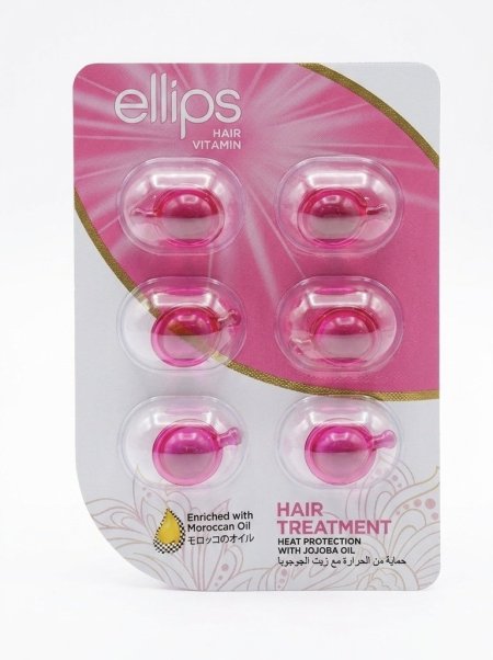 كبسولات فيتامين إليبس لعلاج وإصلاح الشعر التالف (6 كبسولات) | Ellips Hair Vitamin Hair Treatment (6 Capsules)