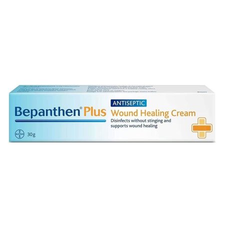 كريم بيبانثين بلس المطهر ومسرع التئام الجروح (30 غرام) | Bepanthen Plus Antiseptic Wound Healing Cream
