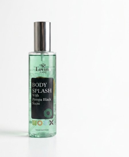 لوفينا كير - معطر الجسم برائحة بومبا بلاك (Lovina Care - Body Splash With Pompa Black Scent)